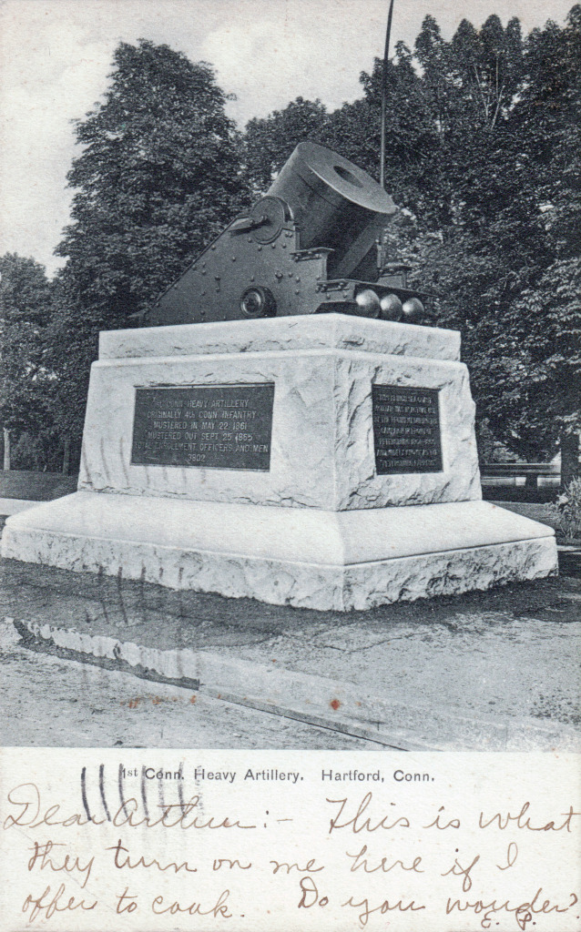 1st CT Heavy Artillery Monument, Hartford